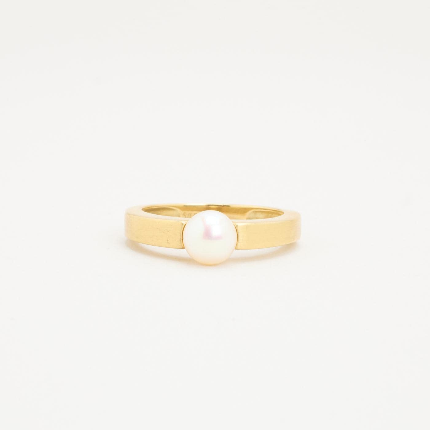 Ring Mit Perle in 14K Gold Gr. 7 | Echtes von AnothersLegacy