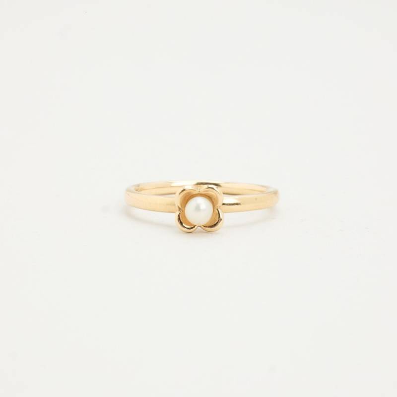 Ring Mit Perle in 8K Gold Gr. 5 | Echtes von AnothersLegacy