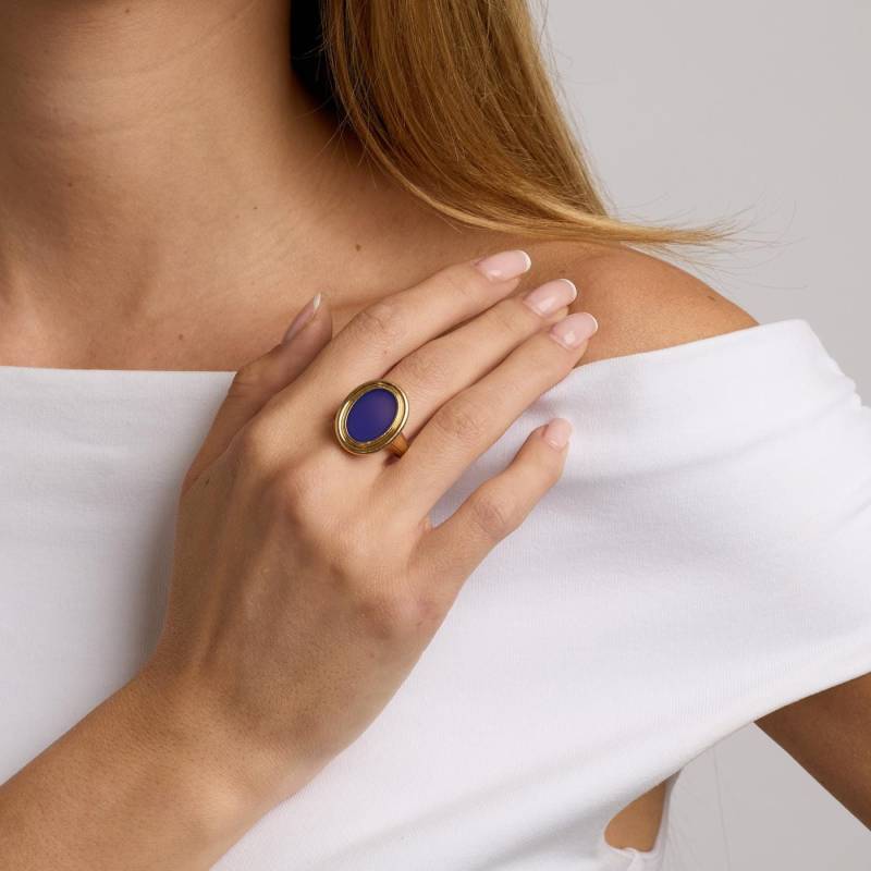 Ring Mit Und Chalcedon in 14K Gold Gr. 7 | Echtes von AnothersLegacy