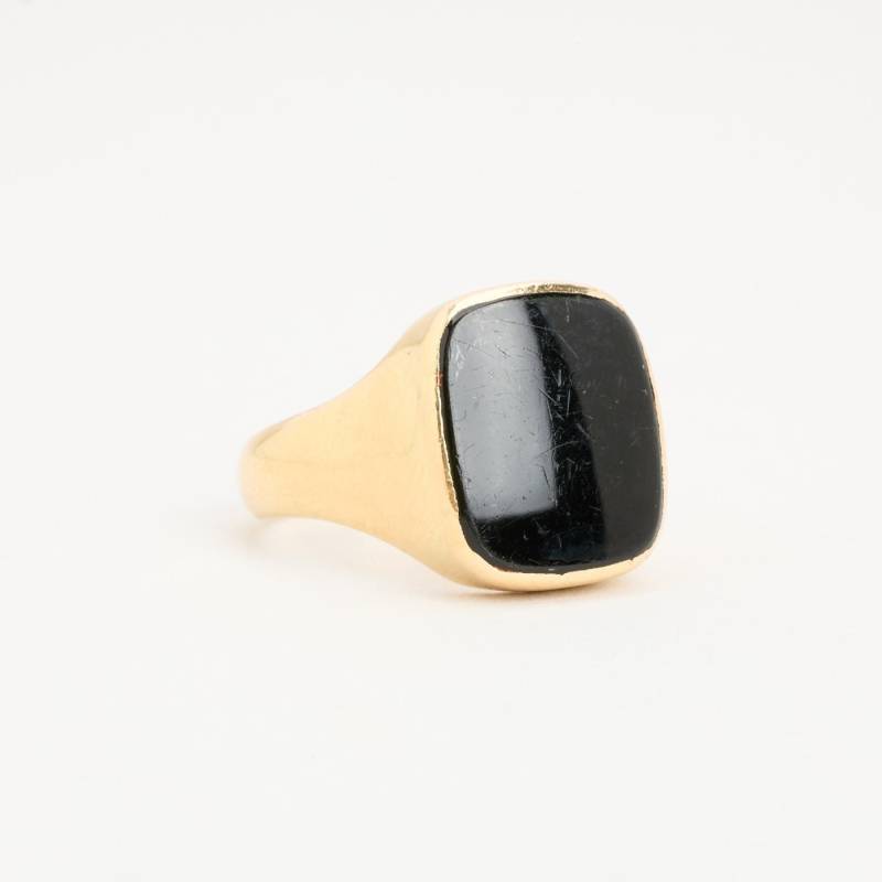 Ring Mit Und Onyx in 14K Gold Gr. 7 | Echtes Fein von AnothersLegacy