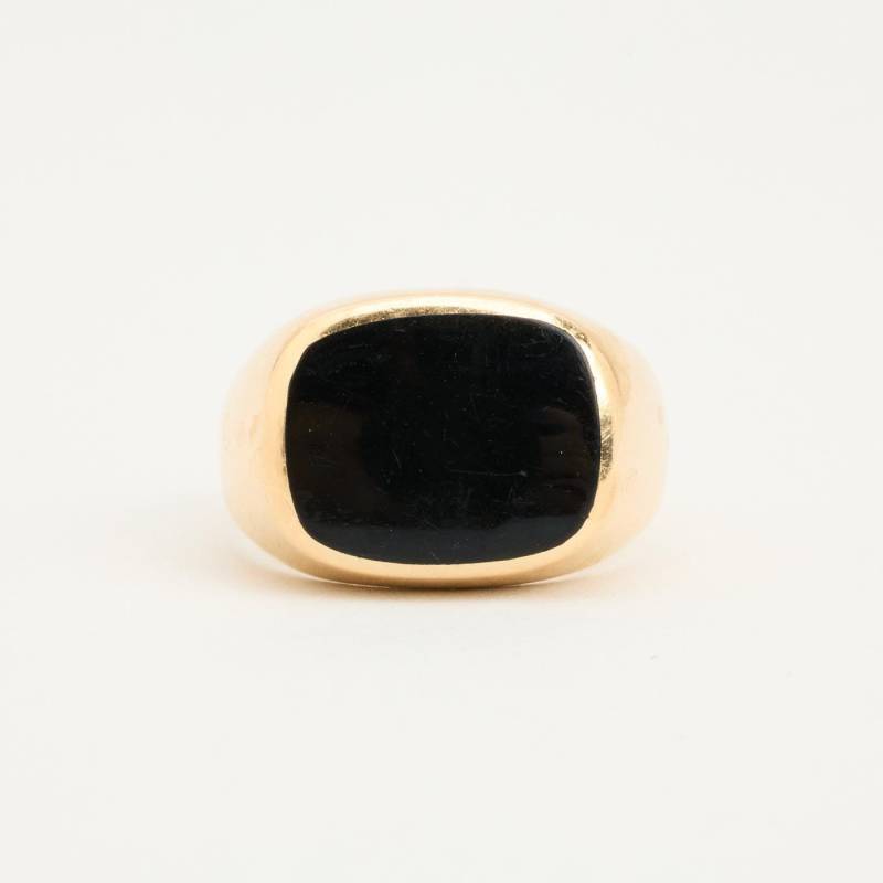 Ring Mit Und Onyx in 14K Gold Gr. 9 | Echtes Qualität von AnothersLegacy