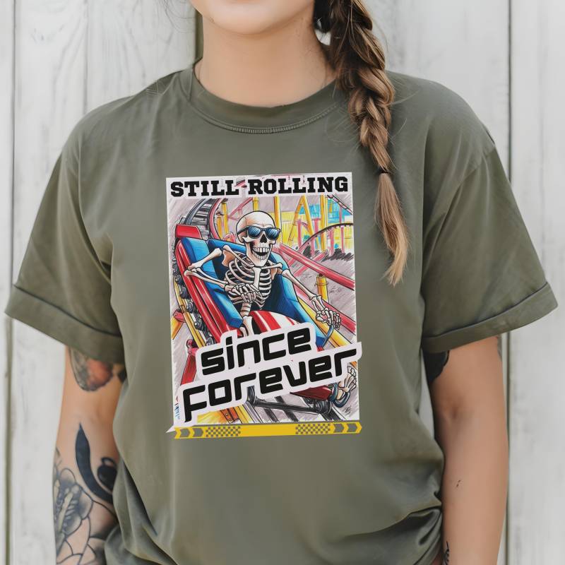 Freizeitpark Shirt, Achterbahn-Fan, Geschenkidee Freizeitpark-Fan, T-Shirt Achterbahn Spruch, Gruppen Tshirt, Shirts, Lustiges Shirt von Ansatana