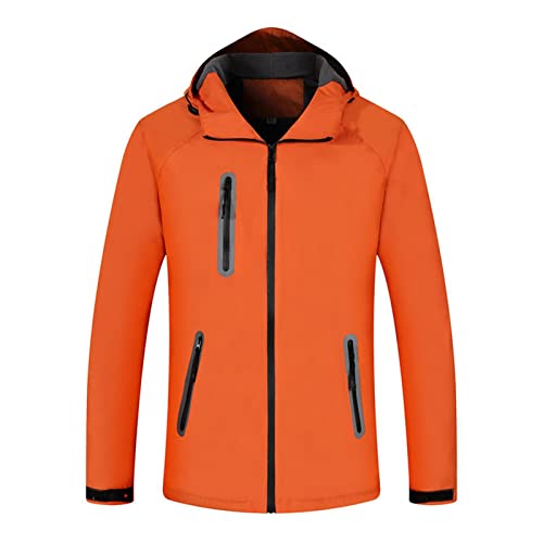 Ansenesna Regenjacke Damen Gefüttert Wasserdicht Atmungsaktiv Regenjacke Damen Mit Kapuze Teddyfutter Winter Regenmantel Frauen Mit Fleece Outdoor Jacke Reflektierend Wandern Winddicht Mantel von Ansenesna