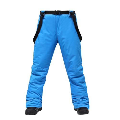 Skihose Herren Wasserdicht Baggy Schneehose Herren Mit Träger Hosenträger Snowboardhose Mit Latz Ski Hosen Für Männer Winter Warm Thermo Snowboard Hose Latzhose Verstellbar Skihosen von Ansenesna