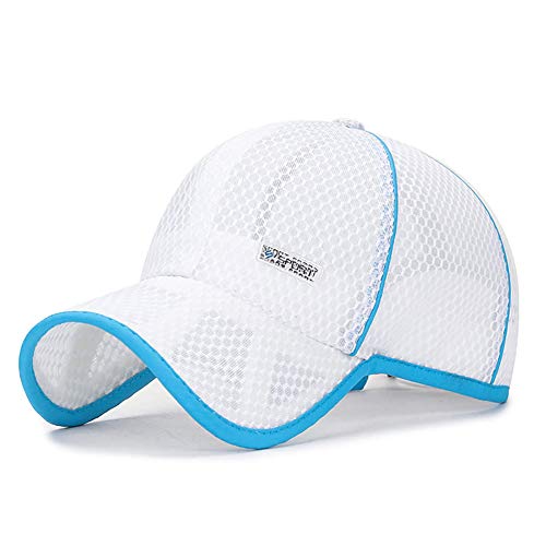 Anshili Kinder Junge Mesh Cap Baseball Cap atmungsaktive Mädchen Kappe für Sommer (Weiß) von Anshili