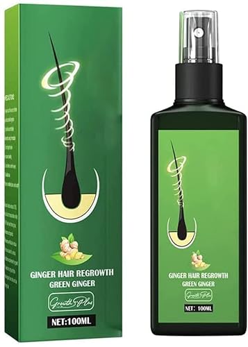 Growthplus Nourishing Ginger Spray 100ML,Organic Growth Plus Nourishing Ginger Spray Hair Growth for Men Women (1pcs) von Anshka