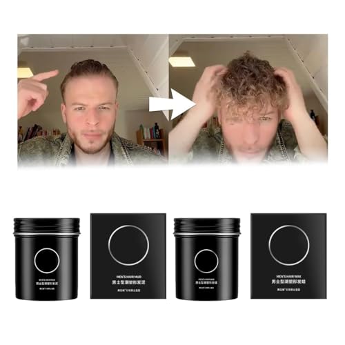 Herren Erfrischende Sculpting Pomade, 2024 Neue Männer Haarstyling Pomade, Halten Mindestens 24 Stunden Starker Halt, Creme Pomade Für Männer, schuppenfreie Haarpaste Für Alle Haartypen (Gemischt) von Anshka