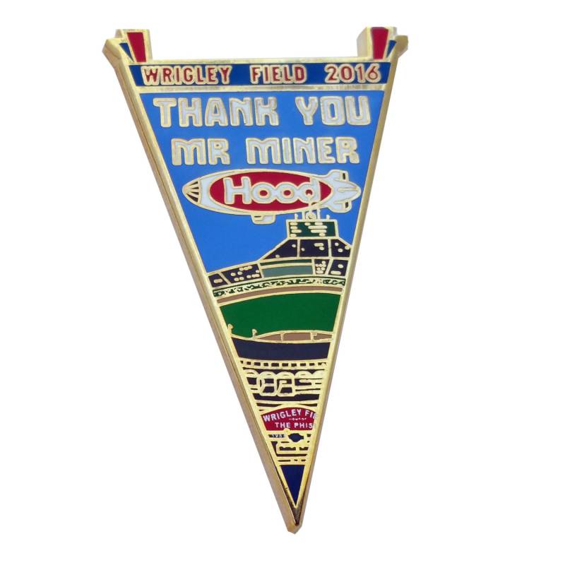 Hood Wrigley Field Wimpelnadel | Gold -2016 Phish & Cubs Hut Revers Original von AntPharms