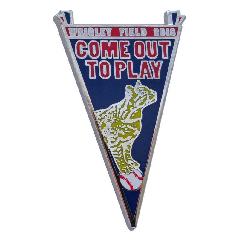Silber Ocelot Wrigley Field Wimpelnadel -2016 Phish & Cubs Hut Anstecknadel Silber Ocelot Wrigley Field Wimpelnadel -2016 Phish & Cubs Hut Anstecknadel von AntPharms