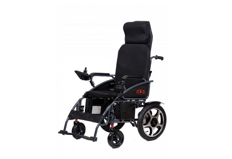 Antar Elektrorollstuhl Komfort-Rollstuhl mit Begleitsteuerung, faltbar von Antar