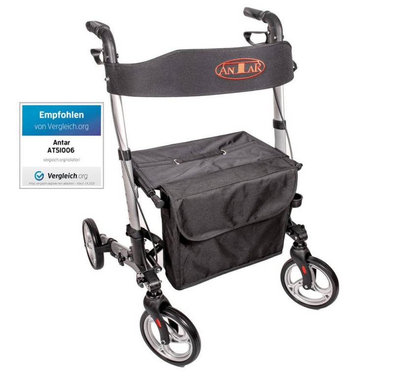 Antar Rollator Leichtgewicht Aluminium Faltbarer Reise Rollator von Antar