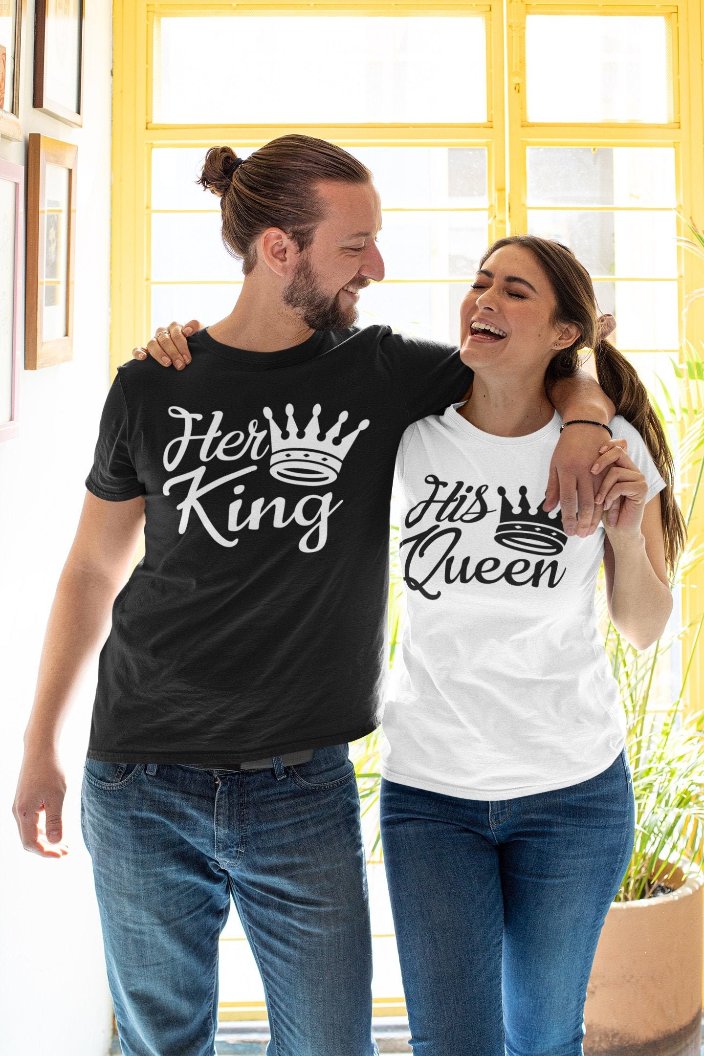 King Queen Shirt | Paare Geschenk Hochzeitsreise Geschenke Geburtstags Geschenk von AntarBoutique