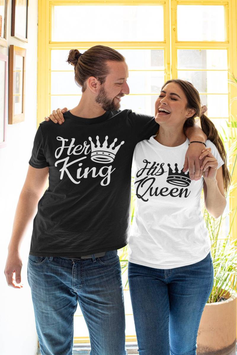 King Queen Shirt | Paare Geschenk Hochzeitsreise Geschenke Geburtstags Geschenk von AntarBoutique