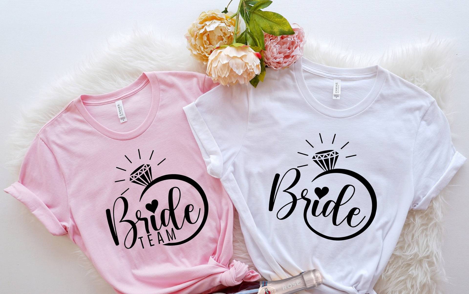 Personalisiertes Junggesellenabschieds T-Shirt | T-Shirts Für Brautjungfern Braut Und Brautteam Outfit Jga Geschenk von AntarBoutique