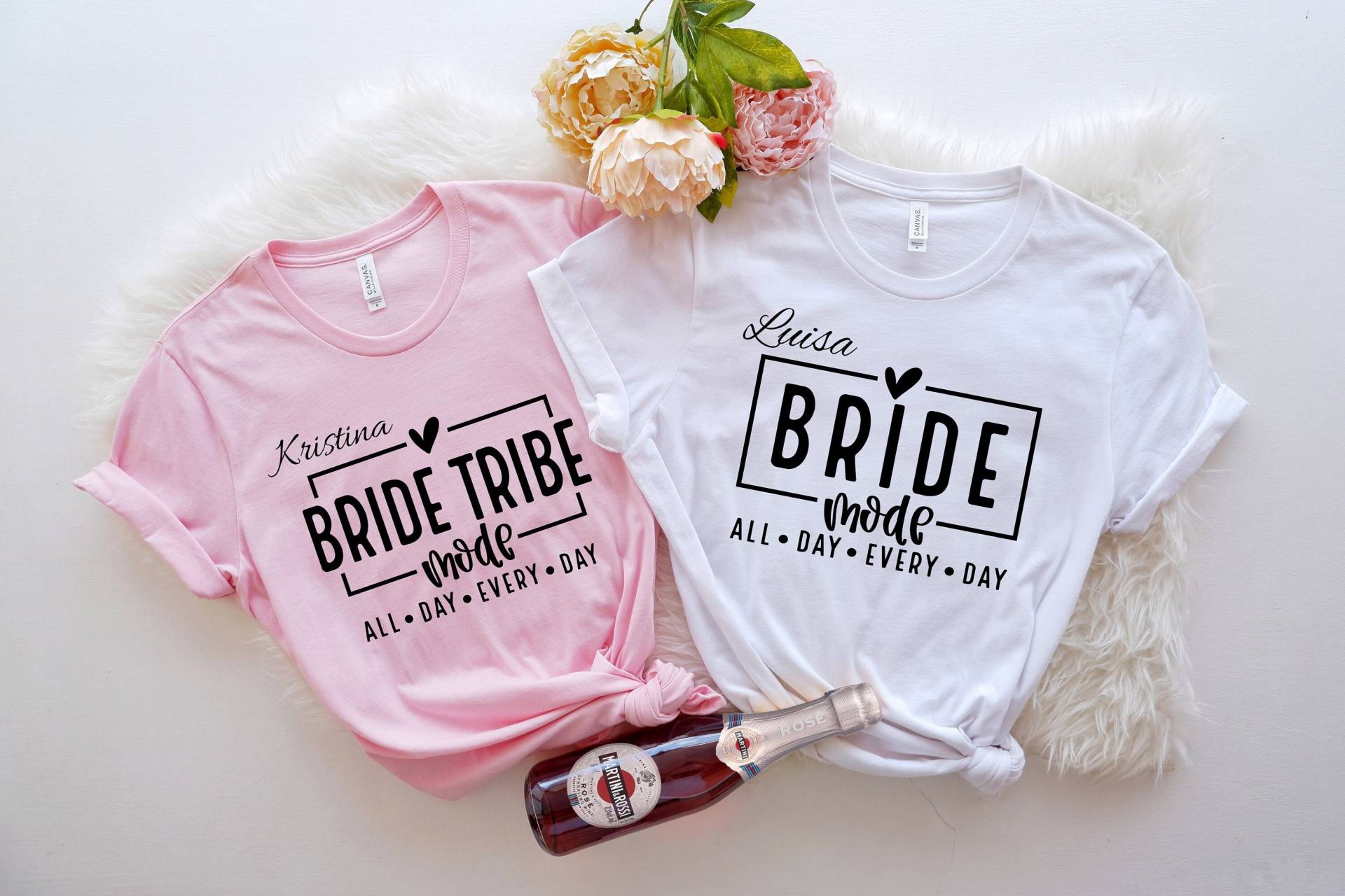 Personalisiertes Junggesellenabschieds T-Shirt | T-Shirts Für Brautjungfern Braut Und Brautteam Outfit Jga Geschenk von AntarBoutique