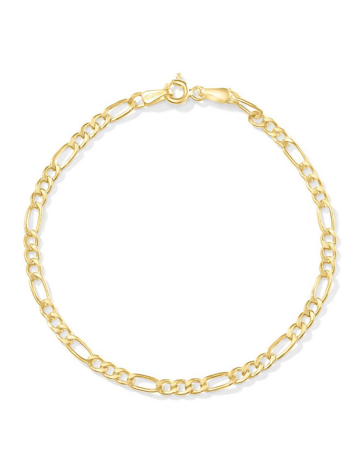 Antares Gold Goldarmband 14-karätige, 585 er Gold Schmuck, 18 cm, hergestellt in Italien von Antares Gold
