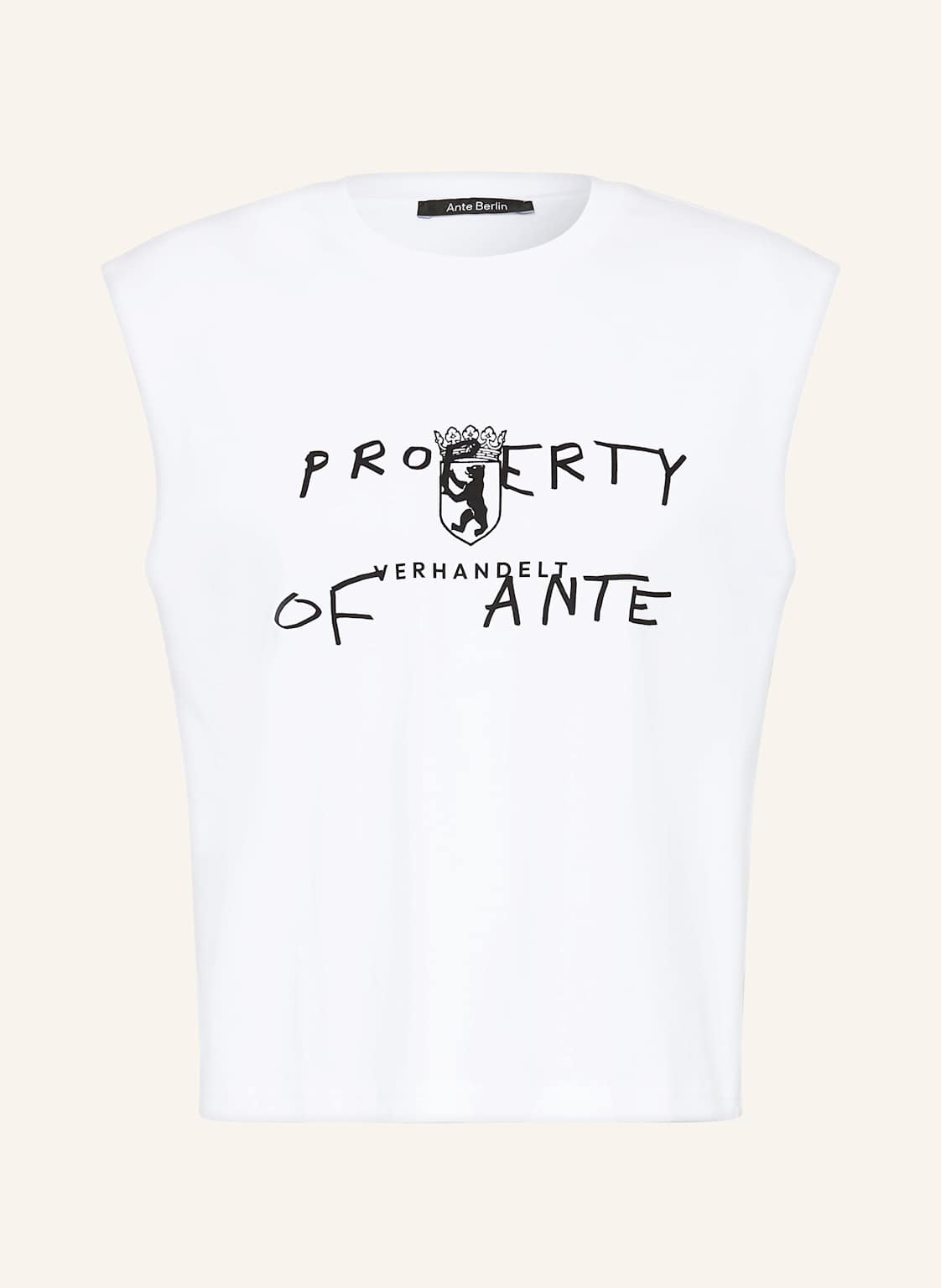 Ante Tanktop Property weiss Ante Tanktop Property weiss von Ante