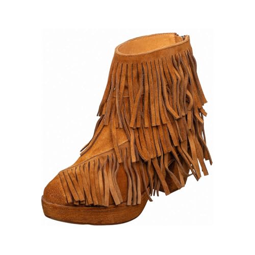 Antelope Damen Ember Suede Boots, Cognac, 7-7.5 von Antelope