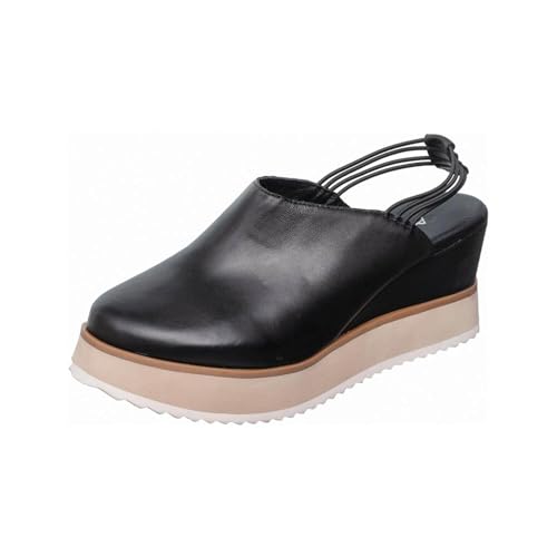 Antelope Damen Isla Leder Pantoletten, Schwarz, 7-7.5 von Antelope