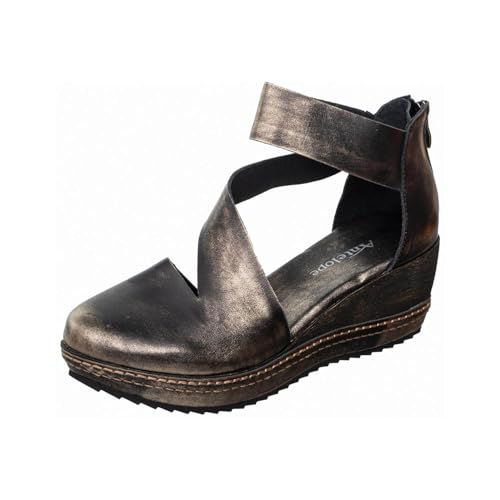 Antelope Damen Pantoletten Sadie Leder, Schwarz, 10-10.5 von Antelope