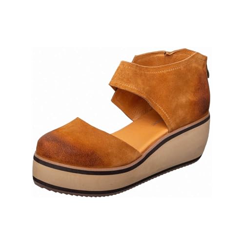 Antelope Damen Rehkitz Wildleder Pantoletten, Cognac, 10-10.5 von Antelope