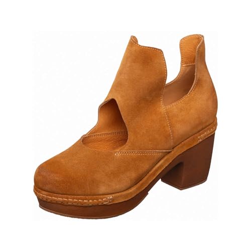 Antelope Damen Violet Suede Pantoletten, Cognac, 7-7.5 von Antelope