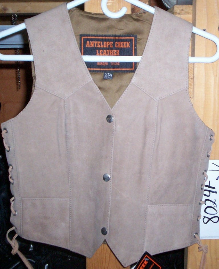 Frauen Weste Frauen Weste von AntelopeCreekLeather