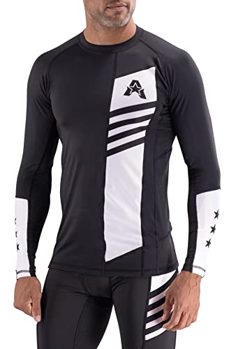 Anthem Athletics Reignite MMA/BJJ Rashguard Herren Langarm Rang - Weiß - Mittel von Anthem Athletics