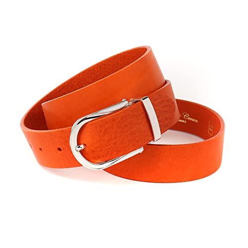 Anthoni Crown Damen Ledergürtel Gürtel, Orange, 100 von Anthoni Crown