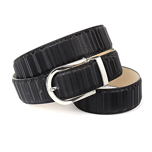 Anthoni Crown Damen Ledergürtel Gürtel, Schwarz, 85 Anthoni Crown Damen Ledergürtel Gürtel, Schwarz, 85 von Anthoni Crown