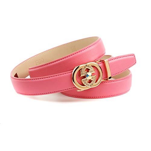 Anthoni Crown Damen Ledergürtel Gürtel, rosa, 105 Anthoni Crown Damen Ledergürtel Gürtel, rosa, 105 von Anthoni Crown