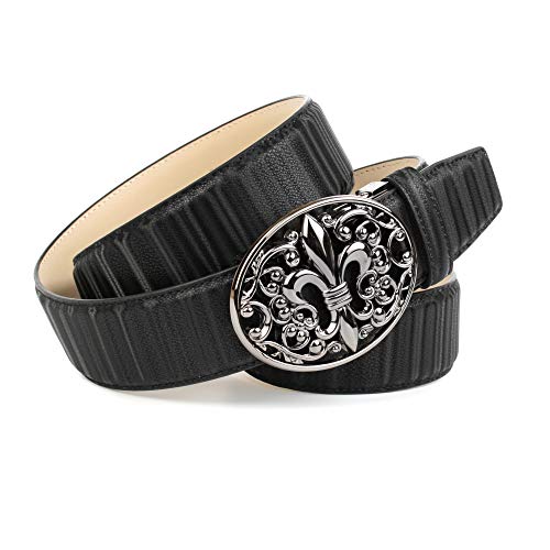 Anthoni Crown Damen Ledergürtel Gürtel, schwarz, 90 Anthoni Crown Damen Ledergürtel Gürtel, schwarz, 90 von Anthoni Crown