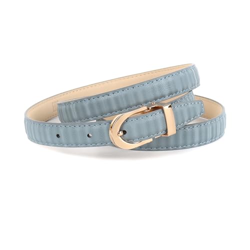 Anthoni Crown Damen Ledergürtel Modell 433D85 Gürtel, Himmelblau, 110 Anthoni Crown Damen Ledergürtel Modell 433D85 Gürtel, Himmelblau, 110 von Anthoni Crown