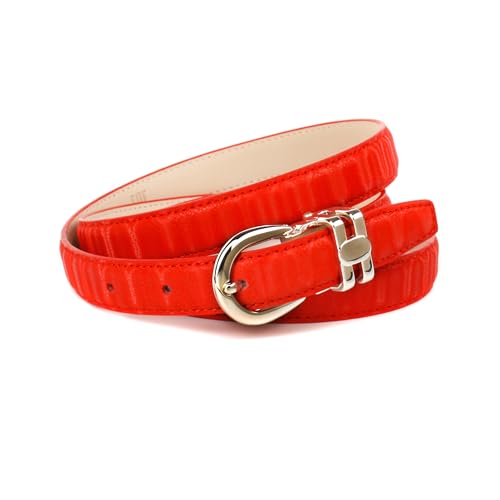 Anthoni Crown Damen Taillengürtel oder Hüftgürtel Gürtel, Rot, 110 von Anthoni Crown