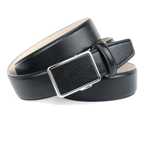 Anthoni Crown Herren 17V10 Gürtel, Schwarz, 90 von Anthoni Crown