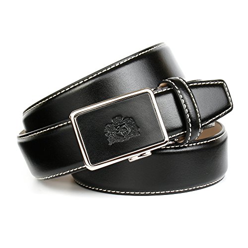 Anthoni Crown Herren A17WS10 Gürtel, Schwarz, 115 von Anthoni Crown
