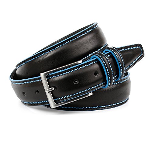 Anthoni Crown Herren B3010B Gürtel, Schwarz (Schwarz 030), 105 von Anthoni Crown