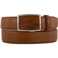 Anthoni Crown Herren Gürtel braun/cognac Glattleder von Anthoni Crown