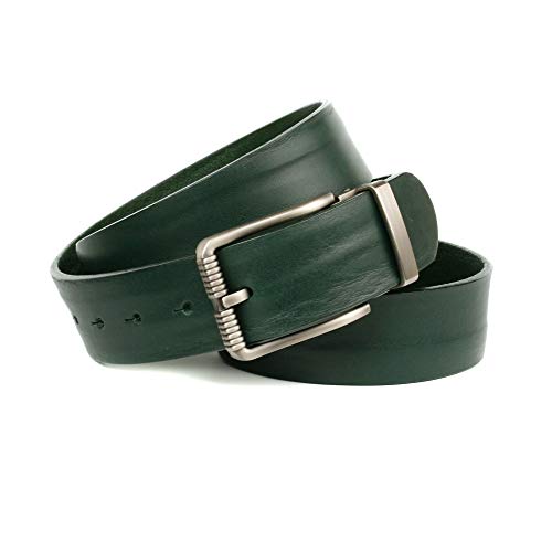 Anthoni Crown Herren Ledergürtel Gürtel, Grün, 115 Anthoni Crown Herren Ledergürtel Gürtel, Grün, 115 von Anthoni Crown