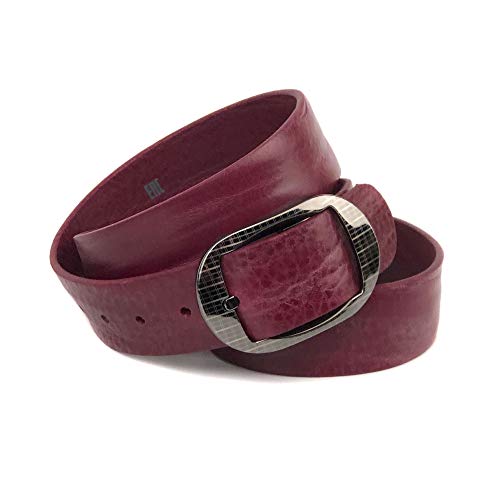 Anthoni Crown Herren Ledergürtel Gürtel, Lila, 85 von Anthoni Crown