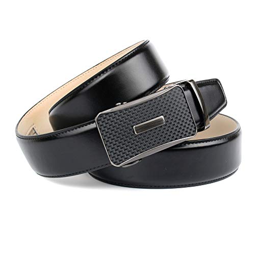 Anthoni Crown Herren Ledergürtel Gürtel, Schwarz, 105 von Anthoni Crown
