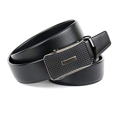 Anthoni Crown Herren Ledergürtel Gürtel, Schwarz, 110 Anthoni Crown Herren Ledergürtel Gürtel, Schwarz, 110 von Anthoni Crown