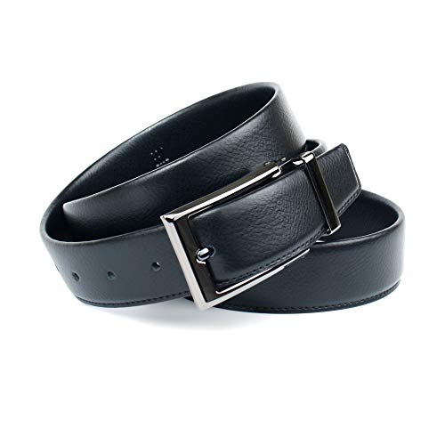 Anthoni Crown Herren Ledergürtel Gürtel, Schwarz, 115 Anthoni Crown Herren Ledergürtel Gürtel, Schwarz, 115 von Anthoni Crown