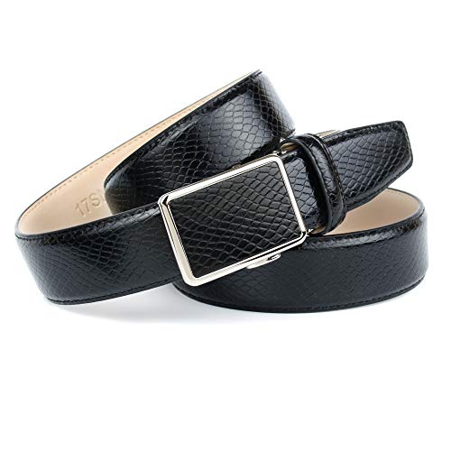 Anthoni Crown Ledergürtel, Automatikgürtel mit silberfarbener Automatikschließe, Gürtel für Businesanzug, Herrenschuhe und Herrenhose, 35mm breit, kürzbar. Modell 1017SN10. 120 Anthoni Crown Ledergürtel, Automatikgürtel mit silberfarbener Automatikschließe, Gürtel für Businesanzug, Herrenschuhe und Herrenhose, 35mm breit, kürzbar. Modell 1017SN10. 120 von Anthoni Crown