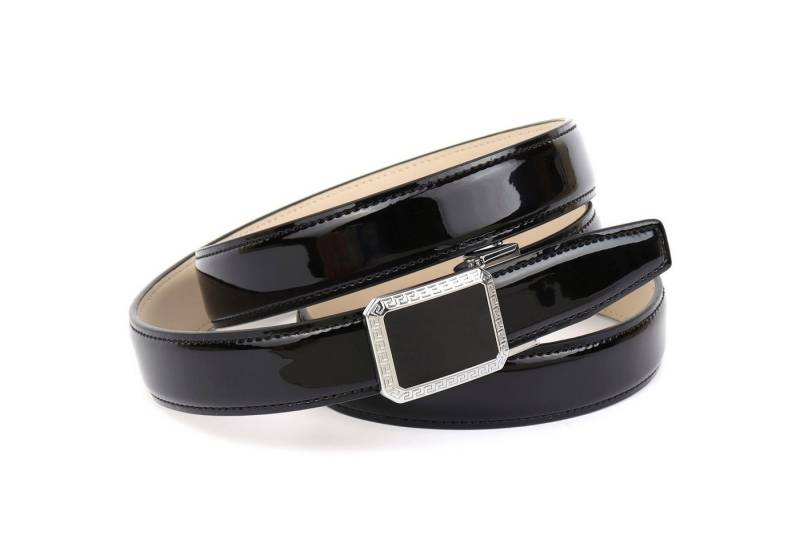 Anthoni Crown Ledergürtel Lackledergürtel in schmaler Form von Anthoni Crown