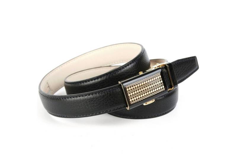 Anthoni Crown Ledergürtel Schließe in Bicolor-Optik von Anthoni Crown