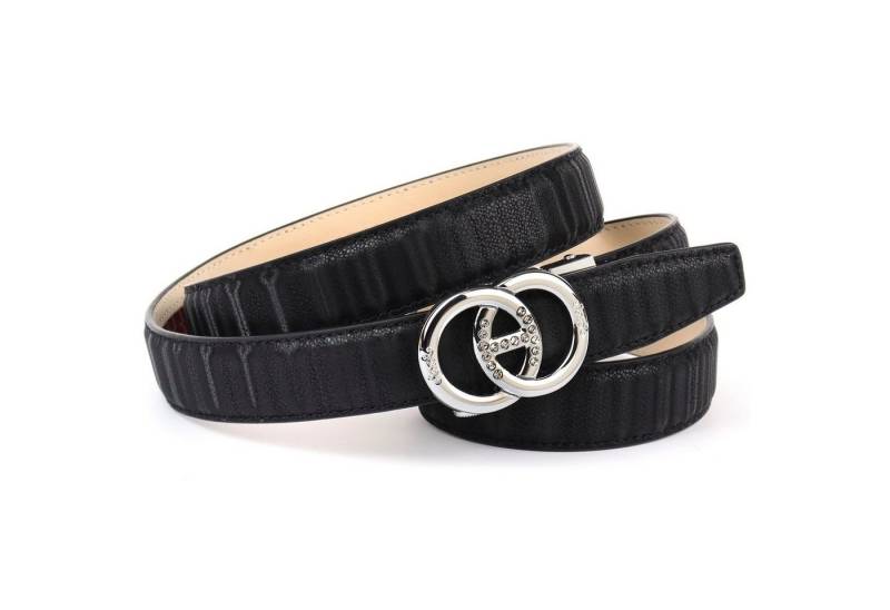 Anthoni Crown Ledergürtel Stufenloser samtig fühlender Ledergürtel von Anthoni Crown