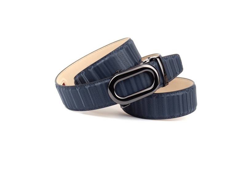 Anthoni Crown Ledergürtel in elegantem Design mit auffallender Schließe, leicht bombiert von Anthoni Crown