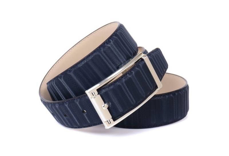 Anthoni Crown Ledergürtel in schillernder 3D-Optik von Anthoni Crown