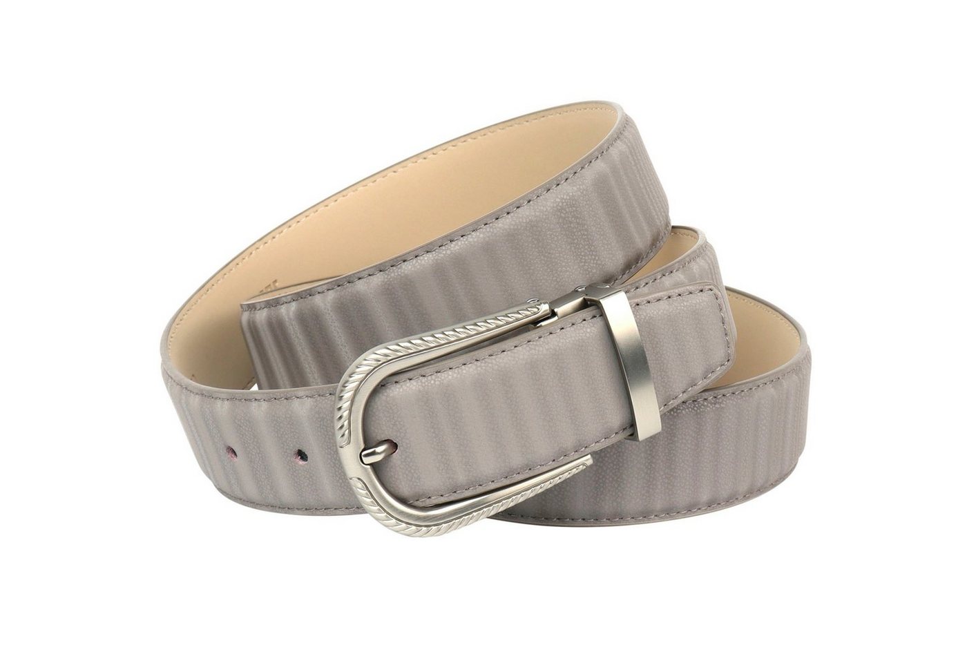 Anthoni Crown Ledergürtel in schillernder 3D Optik von Anthoni Crown